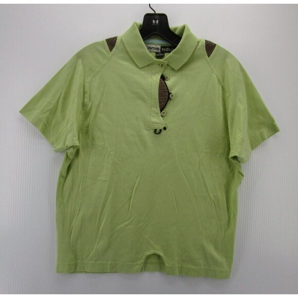 Jamie Sadock Polo Shirt Medium Pullover Golf Art To Wear Tennis Y2K - Picture 1 of 10